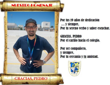 Homenaje a Pedro