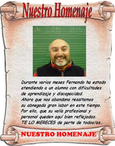 Homenaje a Fernando